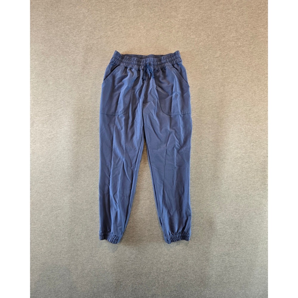 Patagonia Foxglenn Joggers Girls Size Medium 10 Blue Elastic Waist Hiking Pants